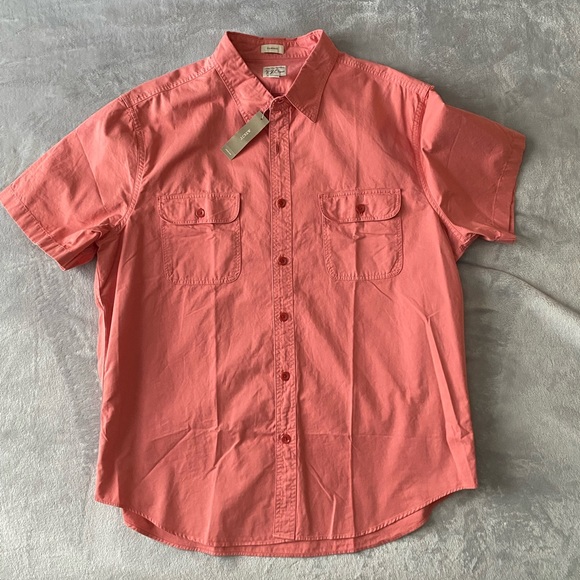 Brand New With Tags - J crew men’s Oxford button down short sleeve shirt